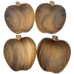 VENTE CHAUDE Bol décoratif en bois fabriqué à la main Bol en bois d'acacia au design unique pour les fruits et la salade - Product Image 6