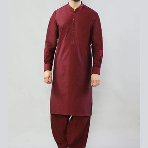 Salwar Kameez pour hommes de qualité supérieure, 100% coton, brodé, à prix de gros abordables - Product Image 2