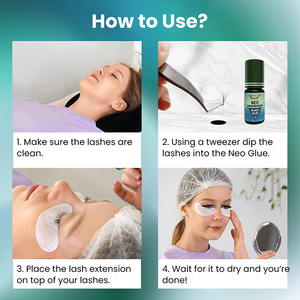 Pegamento de Larga Duración para Extensiones de Pestañas Individuales, Secado Rápido en 1.5s, Resistente al Agua, Sin Alcohol, Sin Látex, 3g 5g 10g, Personalizable, Negro - Product Image 6