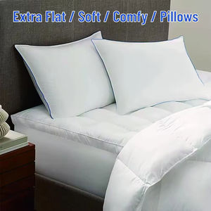 Special 100% Cotton Solid Plain Knitted Pillow Cases for Home Hotel & Hospital Use White Pillow <b>Cover</b> - Product Image 2