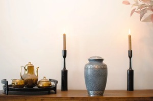 Premium Indian Supplier Offers Handmade Metal Urns Custom Vases for <b>Memorial</b> <b>Keepsake</b> of Ashes - Product Image 5