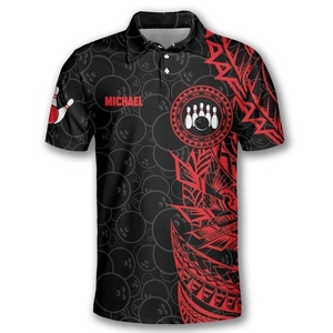 High performance <b>bowling</b> <b>shirts</b> with full sublimation printing available in custom colors designs names and team branding - Product Image 5