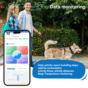 GSmart pagar anjing nirkabel, pagar listrik GPS tidak terlihat untuk keamanan  air kerah anjing dengan pelacakan waktu nyata - Product Image 4