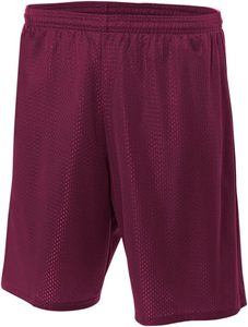 Meilleure qualité 100% Polyester Basketball Shorts haute qualité solide motif maille Quickdry respirant cordons fermeture à glissière - Product Image 3