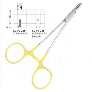 Porte-aiguille microdermique chirurgical Astrin, forceps TC, manuel, poignée dorée MOL, instruments chirurgicaux en acier inoxydable, fabriqué au Pakistan - Product Image 6