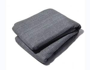 HDPE gris bleu <span class=keywords><strong>caravane</strong></span> <span class=keywords><strong>auvent</strong></span> <span class=keywords><strong>tapis</strong></span> de sol camping-car <span class=keywords><strong>tapis</strong></span> de tente avec œillets en métal pour le camping en plein air 300gsm - Product Image 1