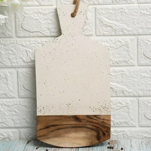 Planche à découper carrée de qualité supérieure Natural House, planche de service, jetable, lavable au lave-vaisselle, épaisseur 0,5 mm, Crafts Galore à bas prix - Product Image 1