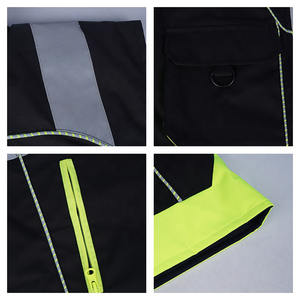 Chaleco DE SEGURIDAD ajustado de diseño premium OEM para hombres ropa de trabajo 2025 chalecos de buena calidad a precio de fábrica de etiqueta privada para trabajadores - Product Image 4