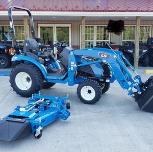 Nuevo Diseño de Alta Calidad, Tractor Compacto LS de 25 HP con Cargador Frontal y Retroexcavadora, Azul, 4x4, Diésel, Utilitario, Agrícola - Product Image 4