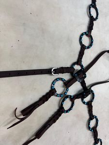 Juego de Arneses para Caballos Estilo Western en Oferta, con Cuero Tallado Floral para Rancho o Arena y Espectáculos, Disponible a Precio de Exportación - Product Image 3