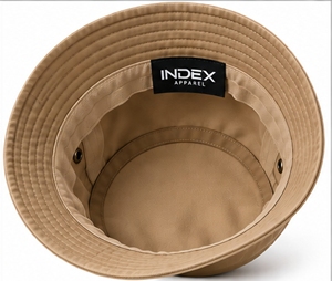 หมวกบักเก็ต Index Apparel ผ้าแคนวาสปักโลโก้ ใส่ได้ทั้งชายหญิง สไตล์ลำลอง สำหรับฤดูใบไม้ผลิและฤดูร้อน ขนาด 56-58 ซม. - Product Image 6