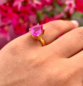 แหวนเงินแท้925แหวนทัวร์มาลีนเงินสเตอร์ลิงแหวนพลอยสีเงินเครื่องประดับเงินชั้นดี - Product Image 4