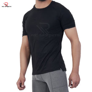 T-shirt à manches tombantes en tricot de haute qualité, 220 grammes, 100% coton, poids lourd, coupe classique, t-shirts personnalisés pour hommes - Product Image 6