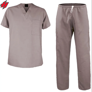 Directement d'usine ensembles d'uniformes de gommages médicaux personnalisés gommages d'infirmière tissés écologiques Options de gros disponibles - Product Image 1