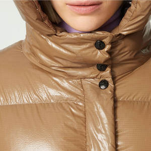 Abrigo de Invierno Acolchado para Mujer 2023, Corte Ajustado, con Capucha, Impermeable, Transpirable, de Alta Calidad, Estilo Urbano, Nailon/Poliéster, con Calefacción - Product Image 6