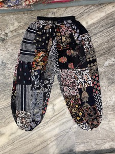 Pantalones bombachos de retazos bohemios multicolores con bolsillos para todas las estaciones, venta al por mayor, pantalones de verano para mujer, pantalones de Festival, ropa de mujer - Product Image 6