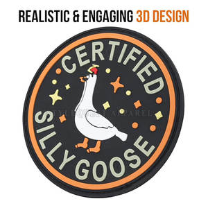 Parche de PVC ecológico de diseño personalizado de alta calidad Estilo único Impreso Parche de PVC personalizado de alta calidad - Product Image 3