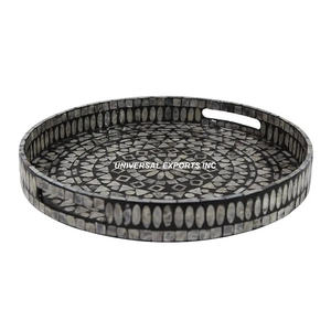 Bandeja de chocolate de madre perla de diseñador, última llegada, plato de servicio hecho a mano, bandeja de servicio de madera con estilo clásico - Product Image 6