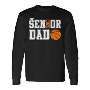T-Shirt a Maniche Lunghe da Basket per Padre Orgoglioso della Classe 2026 - Maglietta Promozionale per Papà Laureato - Product Image 1
