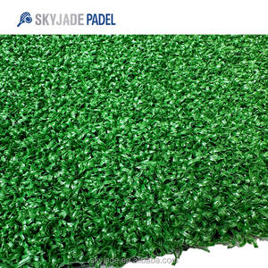 12500 Dtex Calidad superior Color verde Padel Court césped PE materiales Modo Diseño con PU bcking - Product Image 5