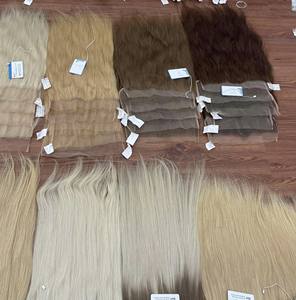 Perruque frontale droite naturelle en cheveux vietnamiens, perruque avec fermeture, vente en gros, cheveux humains bruts non traités, couleur brune avec cheveux de bébé - Product Image 6