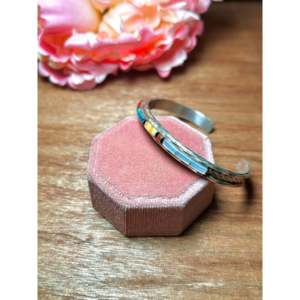 Vintage Zuni Fashion Cuff Bracelet Multi-Stone & Sterling Silver - Product Image 3