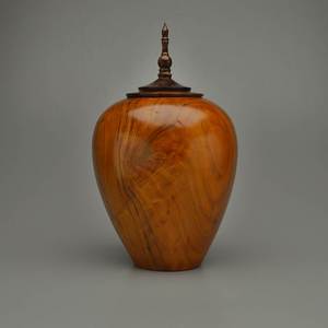 Urnas de mesa de madera de estilo europeo de lujo hechas a mano 100%, atractivos suministros de almacenamiento de cenizas de cremación para mascotas para el hogar - Product Image 3