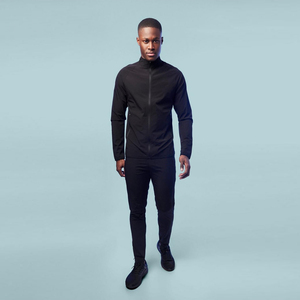 2024 hommes de haute qualité personnalisé Streetwear Unique gris blanc Style respirant 100% coton hiver survêtement survêtement pour - Product Image 4