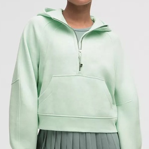 Sudadera con capucha extragrande de algodón pesado de alta calidad, logotipo personalizado, Impresión de soplo de transferencia de calor, sudaderas con capucha para mujer - Product Image 6
