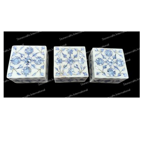 Boîtes à bijoux de forme personnalisée de haute qualité avec emballage de travail de vadrouille Boîte de rangement légère pour la décoration de la maison d'Inde - Product Image 1