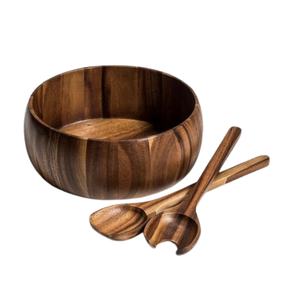 Aperitivos con borde ondulado festoneado Oliva y Salsa Tazón de fruta de madera ecológico Perfecto para nueces Dulces Aperitivo Tazón de madera - Product Image 6