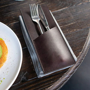 ที่ใส่มีดหนังหรูหราทำด้วยมือลายไม้เต็มรูปแบบ LRCH-0032สไตล์วินเทจทำจากหนังแท้เป็นมิตรต่อสิ่งแวดล้อม - Product Image 1