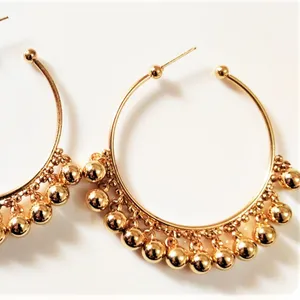 New Fashion Handmade Bohemia Hooop <b>Earring</b> Ethnic Jewelry Long Silk Thread Crystal Rhinestone Beaded Tassel <b>Earrings</b> for Women - Product Image 1