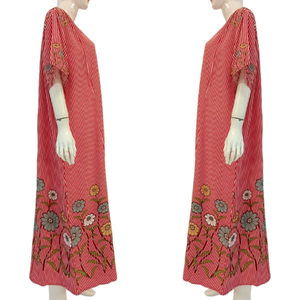 Robe abaya à manches courtes rayonne manches courtes femmes simple dernière mode - Product Image 6