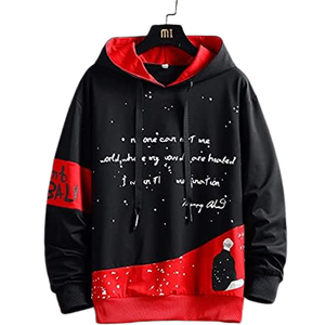 Sweat-shirts à capuche pour hommes en molleton épais 100 % coton, coupe classique, nouveau modèle décontracté, imprimé, motif uni, séchage rapide, respirant pour l'hiver - Product Image 5