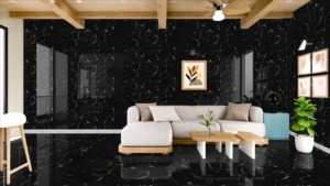 Azulejos de porcelana esmaltada pulida de 600x1200mm, Vitrum de seda, acabado de lujo de alto brillo, uso de suelo, superficie brillante similar a un espejo - Product Image 5