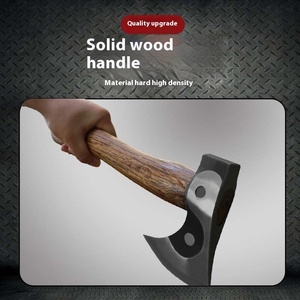 Venta al por mayor personalizado OEM ODM fábrica de cubiertos Damasco acero de alto carbono multifuncional hacha Camping supervivencia hacha al aire libre - Product Image 3