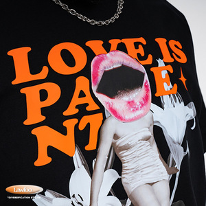 Camiseta de algodón 100% de manga corta con cuello redondo, estilo vintage, holgada, con estampado gráfico personalizado DGT, lavado ácido, de alta calidad para hombre. - Product Image 6