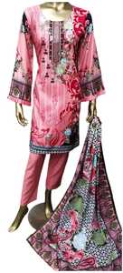 2023 meilleure vente pakistanais readymade brodé Salwar Kameez femmes fête Style droite Silhouette Lénine costumes prêt à l'emploi - Product Image 5