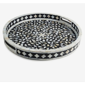 Plateau de mariage en porcelaine incrustée d'os présentoir à nourriture et à dessert plateau de service ustensiles de cuisine dessus de table plateau et plateaux de vaisselle - Product Image 1