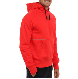 Sweat-shirt à capuche décontracté pour homme en coton 100% poids lourd, fermeture éclair de haute qualité, en molleton uni, basique, thermique pour l'hiver - XS - Product Image 3