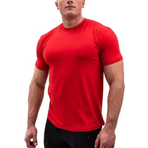 Camisetas personalizadas de verano para gimnasio, camisetas deportivas de secado rápido de manga corta de color sólido, camisetas personalizadas para hombre - Product Image 4