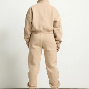 Breathable 100% Cotton Korean French Terry Luxury High Quality 500 GSM Ladies Streetwear Loose Hooded <b>Top</b>-Winter Winter Hoodie - Product Image 3