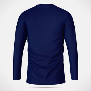 เสื้อยืดสตรีทแวร์ระบายอากาศได้ดีสำหรับผู้ชายเสื้อยืดแขนยาวทรงปกติแห้งเร็วแบบสั่งตัด - Product Image 4