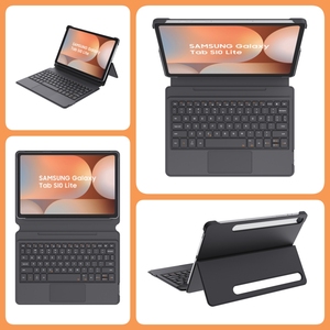 Oem <span class=keywords><strong>bluetooth</strong></span> Bàn phím Trường hợp với khe cắm bút cho 11 ''samsung Tab S10 Lite 80 phím USB-C cổng và bản lề chân đế siêu mỏng ánh sáng - Product Image 1