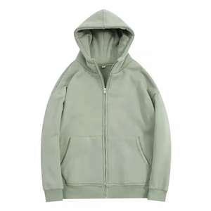 Produit de vente de style coupe ajustée Sweats à capuche en coton biologique ajustables et confortables en plusieurs couleurs Sweat à capuche surdimensionné - Product Image 3