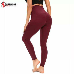 Leggings de Yoga para Mujer, Estilo Moderno, Hechos en Pakistán, Color Sólido, Transpirables, Cintura Alta, Pierna Ancha, Elásticos en 4 Direcciones, Venta al Por Mayor - Product Image 4