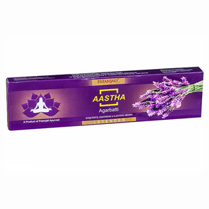 Patanjali Aastha Agarbatti Lavande-20 Gm - Product Image 1
