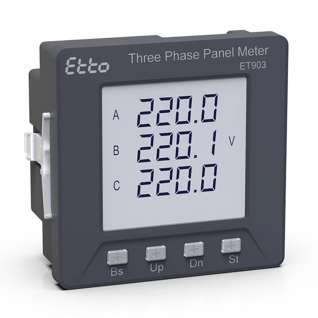 CE Industrial 3-Phase Class 0.5S Modbus RS485 Ethernet IoT Bidirectional Smart Power Analyzer Energy Meter for Data Center