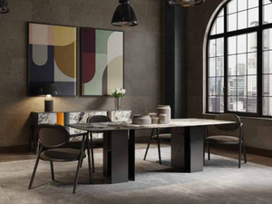 Bàn ăn cao cấp và độc quyền với mặt bàn hoàn thiện bằng đá cẩm thạch, 100% sản xuất tại Ý, dành cho bán lẻ và xuất khẩu - Product Image 2